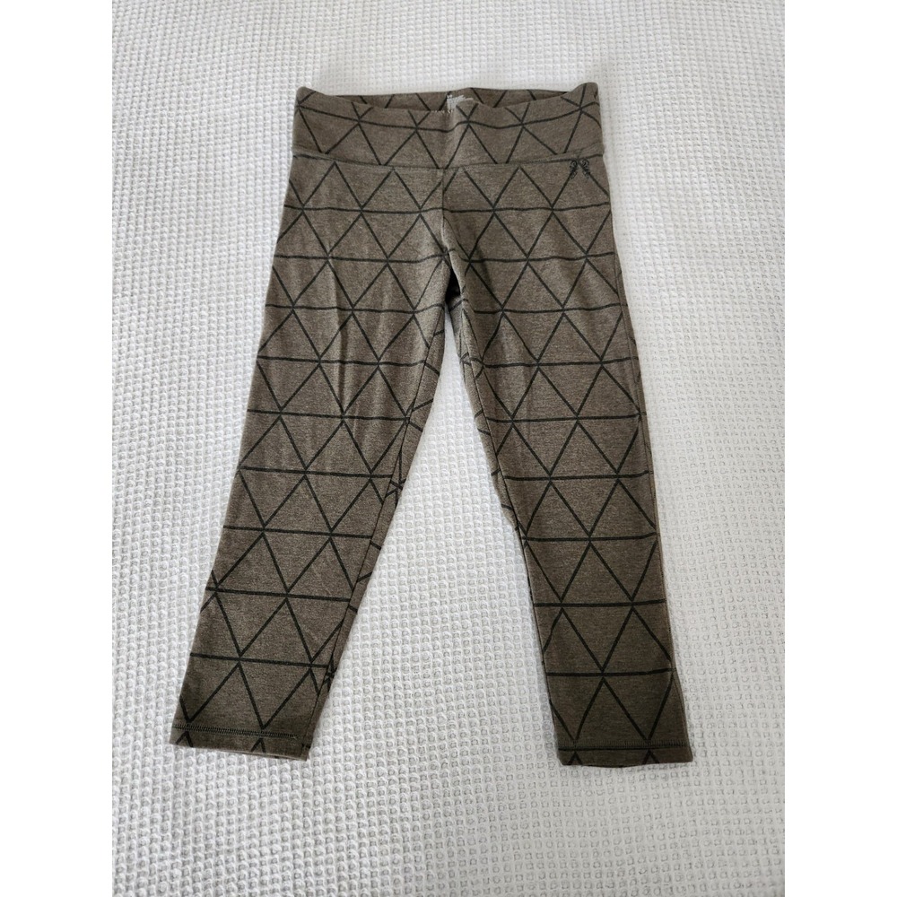 Y2K Victorias Secret Capri Pants Yoga Sport Green Geomeyric Small S Legging Gym